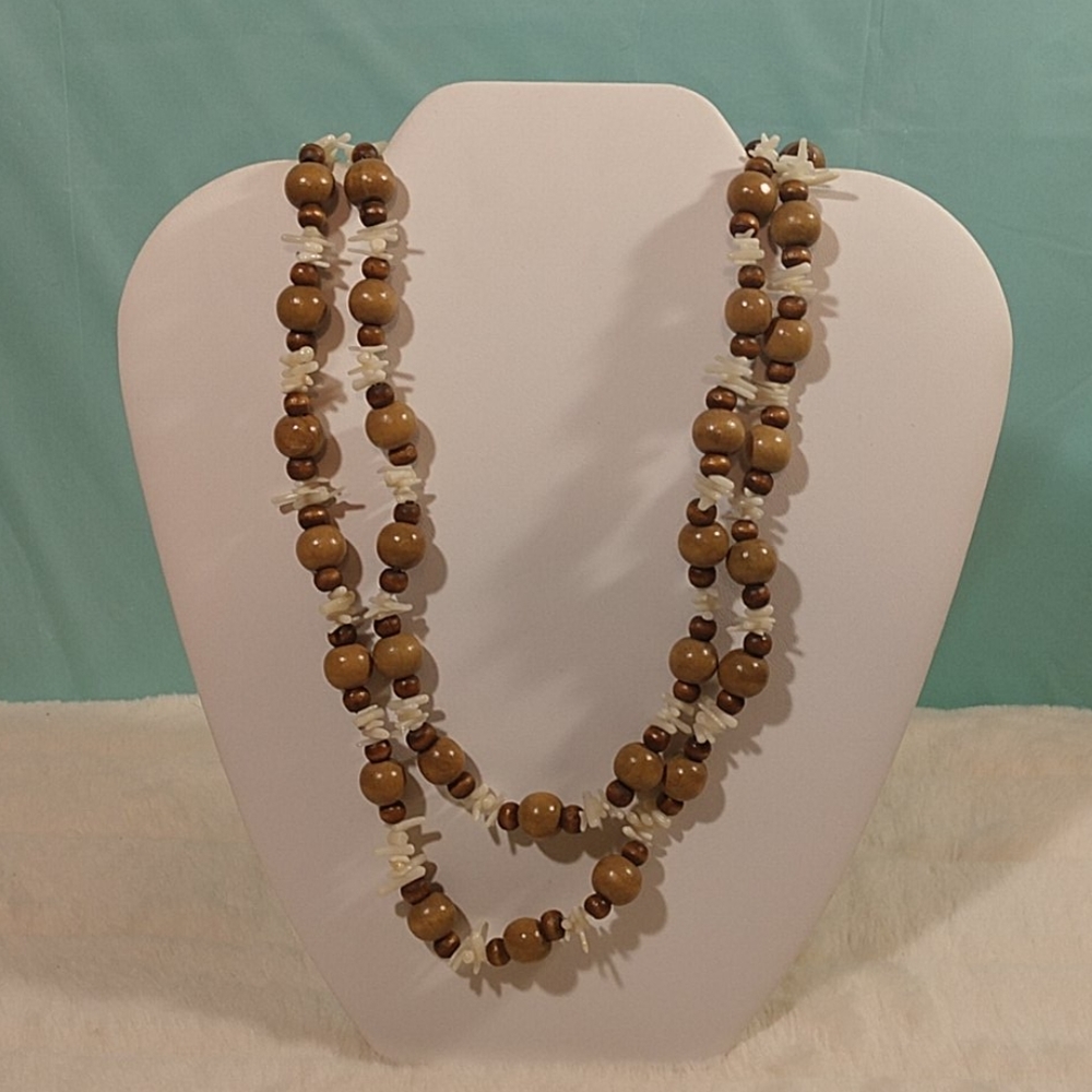 Boho beaded necklace